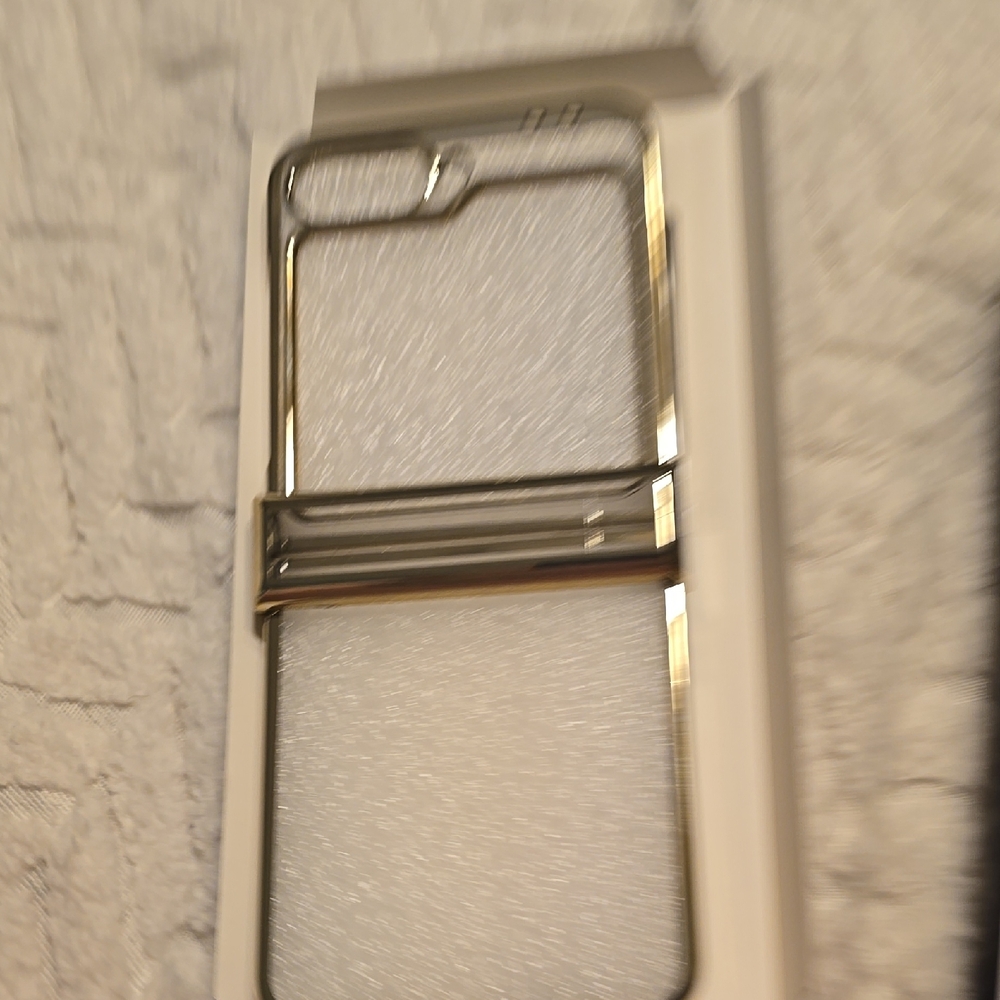 Sleek Silver Protective Phone Case